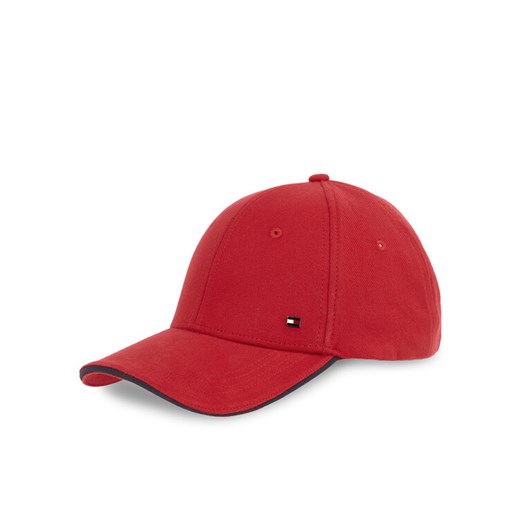 Czapka z daszkiem Tommy Hilfiger Th Corp Flannel 6 Panel Cap AM0AM13164 Czerwony ze sklepu eobuwie.pl w kategorii Czapki z daszkiem męskie - zdjęcie 182053677