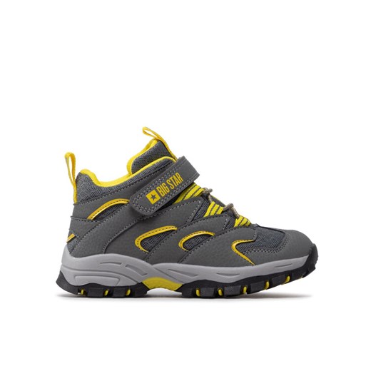 Trzewiki Big Star Shoes KK374152 Szary ze sklepu eobuwie.pl w kategorii Buty zimowe dziecięce - zdjęcie 182053688