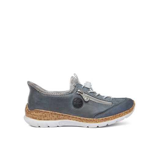 Sneakersy Rieker N42F2-14 Granatowy ze sklepu eobuwie.pl w kategorii Buty sportowe damskie - zdjęcie 182053696
