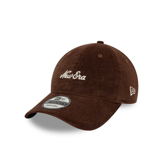 Czapka z daszkiem New Era Premium Cord 9Twenty 60595316 Brązowy ze sklepu eobuwie.pl w kategorii Czapki z daszkiem damskie - zdjęcie 182053778