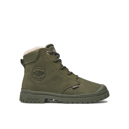 Trapery Palladium Sp20 Waterproof Wl 79067-325-M Zielony ze sklepu eobuwie.pl w kategorii Workery damskie - zdjęcie 182053786