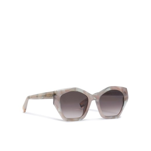 Okulary przeciwsłoneczne Furla WD00130 BX3773 3389S Écru ze sklepu eobuwie.pl w kategorii Okulary przeciwsłoneczne damskie - zdjęcie 182053835