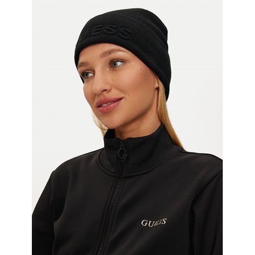 Czapka Guess AW5179 POL01 Czarny ze sklepu eobuwie.pl w kategorii Czapki zimowe damskie - zdjęcie 182053878