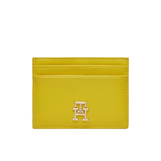 Etui na karty kredytowe Tommy Hilfiger Th Central Cc And Coin Żółty ze sklepu eobuwie.pl w kategorii Etui - zdjęcie 182054046