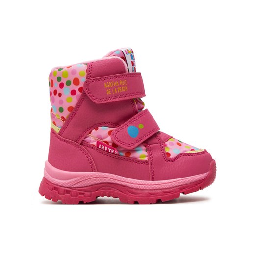 Śniegowce Agatha Ruiz de la Prada 241990-A S Różowy ze sklepu eobuwie.pl w kategorii Buty zimowe dziecięce - zdjęcie 182054148
