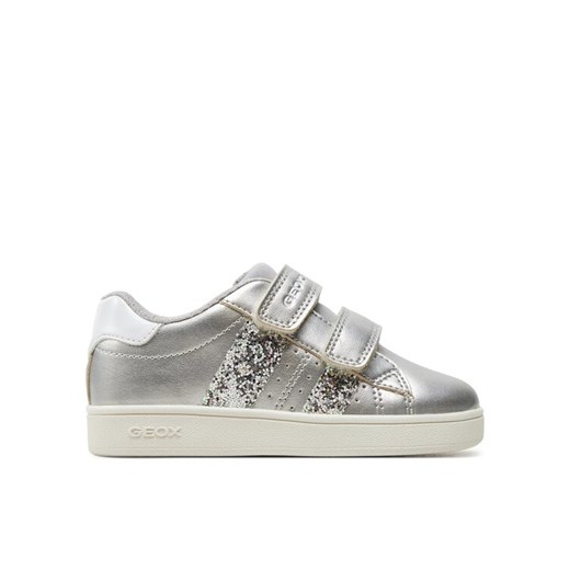 Sneakersy Geox J Eclyper Girl J45LRA 000NF C1007 M Srebrny ze sklepu eobuwie.pl w kategorii Buty sportowe dziecięce - zdjęcie 182054279