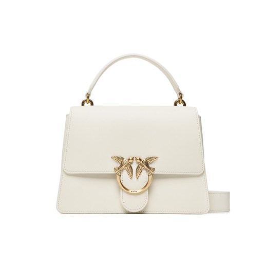 Torebka Pinko Love One Top Handle Classic Light PE 23 PLTT 100066 A0F1 Biały ze sklepu eobuwie.pl w kategorii Listonoszki - zdjęcie 182054375