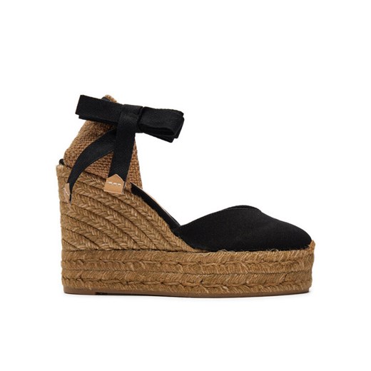Espadryle Castañer Chiara T/8Ed/001 021458 Czarny ze sklepu eobuwie.pl w kategorii Espadryle damskie - zdjęcie 182054419