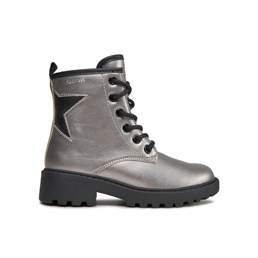 Trapery Geox Jr Casey J9420G 000NF C1363 S Srebrny ze sklepu eobuwie.pl w kategorii Buty zimowe dziecięce - zdjęcie 182054577