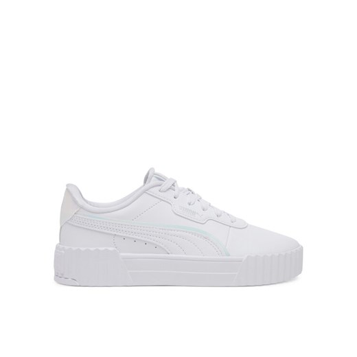 Sneakersy Puma Carina 3.0 Holo 2.0 Jr 402280 01 Biały ze sklepu eobuwie.pl w kategorii Buty sportowe dziecięce - zdjęcie 182054638