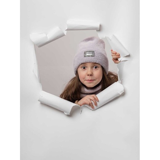 Czapka Jamiks Cornelia JZF305 Fioletowy ze sklepu eobuwie.pl w kategorii Czapki dziecięce - zdjęcie 182054705