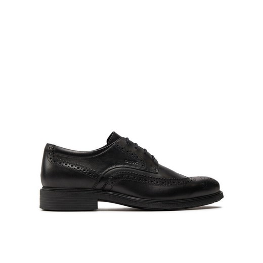 Półbuty Geox U Dublin B U34R2B 00043 C9999 Czarny ze sklepu eobuwie.pl w kategorii Buty eleganckie męskie - zdjęcie 182054725