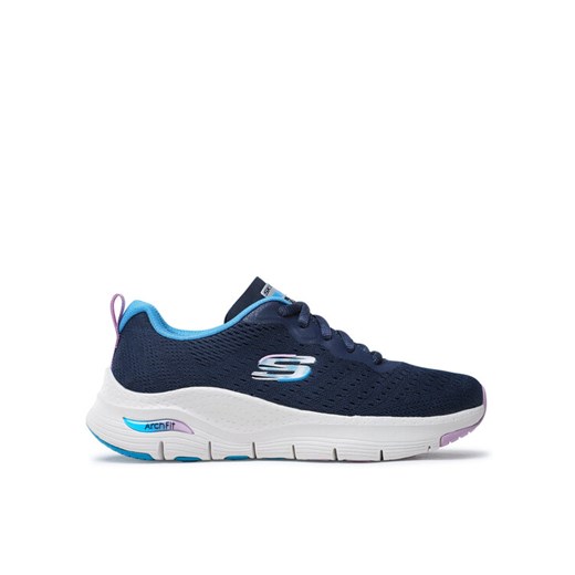Sneakersy Skechers Infinity Cool 149722/NVMT Granatowy ze sklepu eobuwie.pl w kategorii Buty sportowe damskie - zdjęcie 182054929