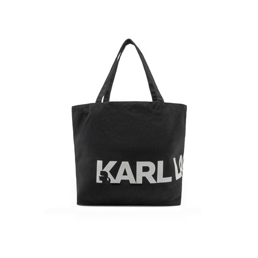 Torebka KARL LAGERFELD A1W50060 Czarny ze sklepu eobuwie.pl w kategorii Torby Shopper bag - zdjęcie 182055008