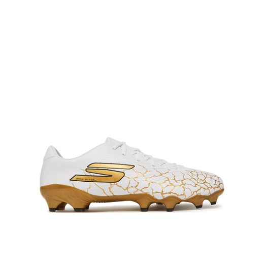 Buty do piłki nożnej Skechers Skechers Gold Fg- 252017/WBGD Biały ze sklepu eobuwie.pl w kategorii Buty sportowe męskie - zdjęcie 182055199