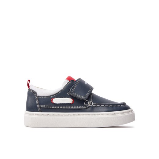Sneakersy Geox B Nashik Boy B455ND 08510 C4211 S Granatowy ze sklepu eobuwie.pl w kategorii Mokasyny dziecięce - zdjęcie 182055207