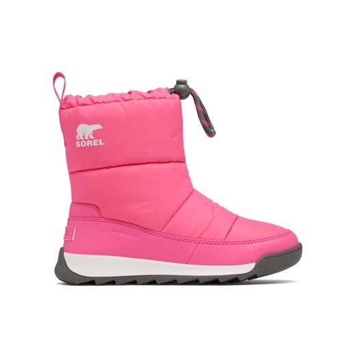 Śniegowce Sorel Youth Whitney™ II Plus Puffy Wp 2088571657 Różowy ze sklepu eobuwie.pl w kategorii Buty zimowe dziecięce - zdjęcie 182055277