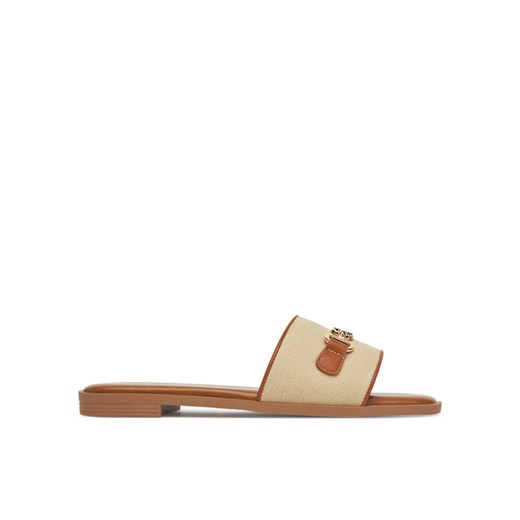 Klapki Nine West 678322-84 Beżowy ze sklepu eobuwie.pl w kategorii Klapki damskie - zdjęcie 182055345