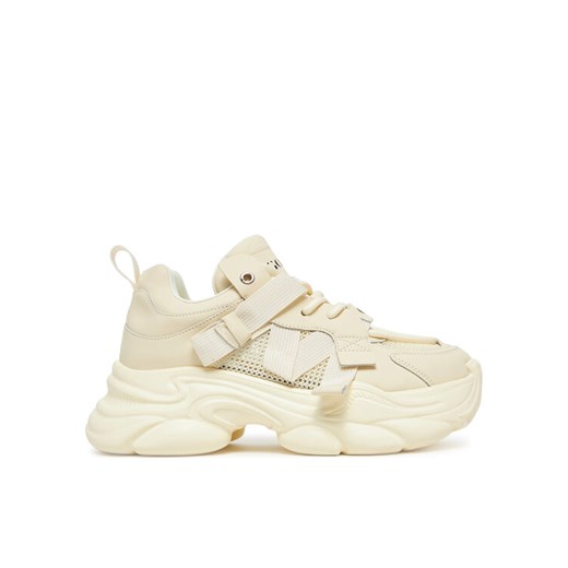 Sneakersy GOE RR2N4051 Écru ze sklepu eobuwie.pl w kategorii Buty sportowe damskie - zdjęcie 182055516