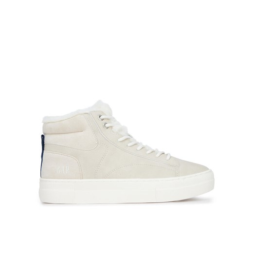 Sneakersy Gap PORTLAND CUP MID W GP505011AW-SA00 Écru ze sklepu eobuwie.pl w kategorii Buty sportowe damskie - zdjęcie 182055566