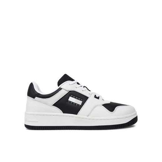 Sneakersy Tommy Jeans Tjm Retro Basket Cupsole Tumble EM0EM01513 Biały ze sklepu eobuwie.pl w kategorii Buty sportowe męskie - zdjęcie 182055679