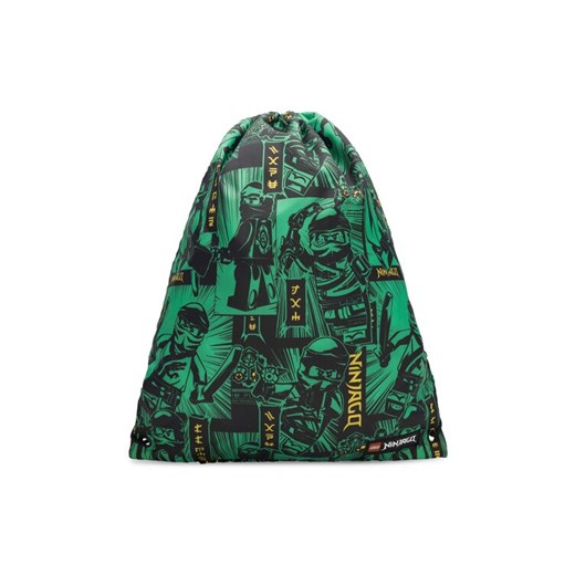 Worek LEGO DRAWSTRING BAG 10034-2301 Zielony ze sklepu eobuwie.pl w kategorii Plecaki dla dzieci - zdjęcie 182055886
