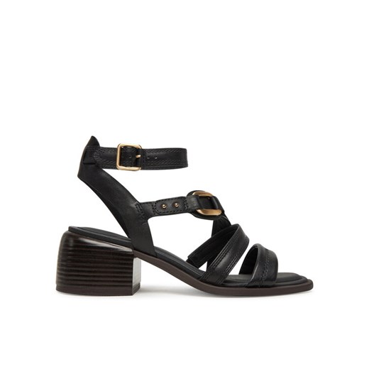 Sandały Clarks Morwyn Strap 26181243 Czarny ze sklepu eobuwie.pl w kategorii Sandały damskie - zdjęcie 182055919