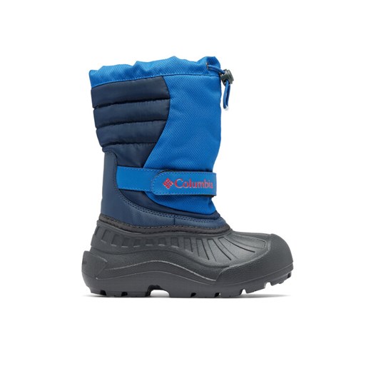 Śniegowce Columbia Youth Powderbug Snowlite 2078921 Niebieski ze sklepu eobuwie.pl w kategorii Buty zimowe dziecięce - zdjęcie 182056158