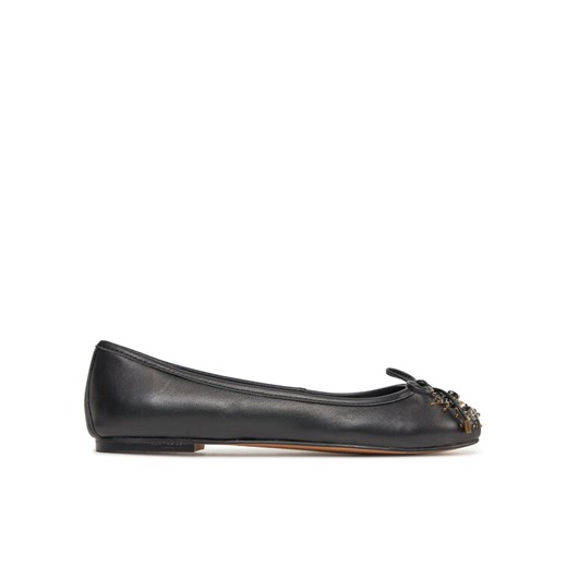 Baleriny Kurt Geiger Eye Emb 1289000109 Czarny ze sklepu eobuwie.pl w kategorii Balerinki - zdjęcie 182056349