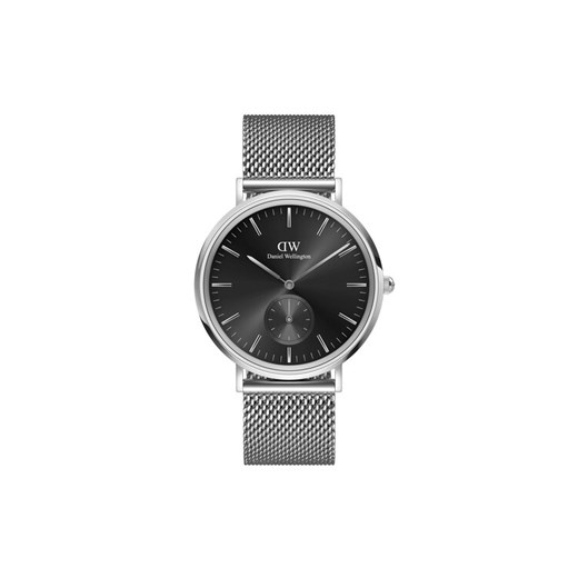 Zegarek Daniel Wellington Classic Multi-Eye Sterling Onyx DW00100711 Srebrny ze sklepu eobuwie.pl w kategorii Zegarki - zdjęcie 182056427