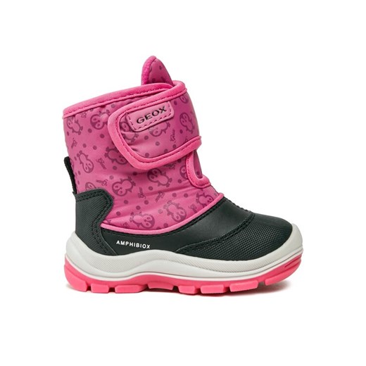 Śniegowce Geox B Flanfil Girl B Abx B263WG 0BCMN C0922 M Czarny ze sklepu eobuwie.pl w kategorii Buty zimowe dziecięce - zdjęcie 182056438