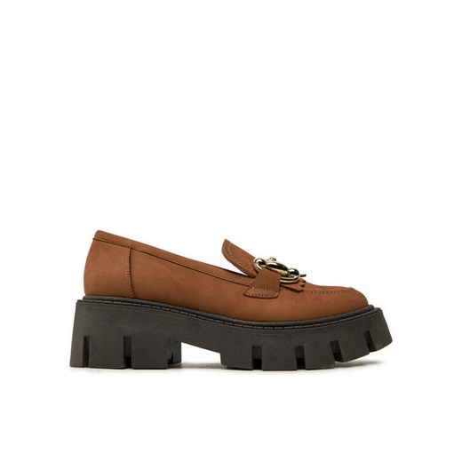 Loafersy R.Polański 1925 Brązowy ze sklepu eobuwie.pl w kategorii Półbuty damskie - zdjęcie 182056466