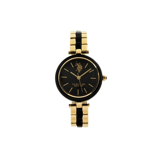 Zegarek U.S. Polo Assn. USP8362BK Złoty ze sklepu eobuwie.pl w kategorii Zegarki - zdjęcie 182056648