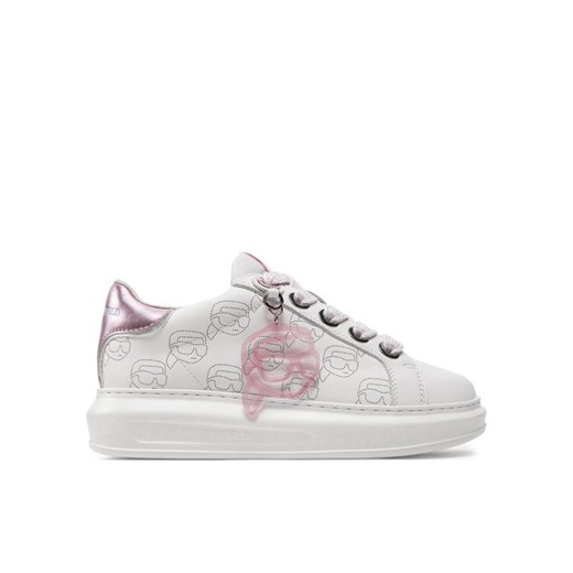Sneakersy KARL LAGERFELD KL62522 Biały ze sklepu eobuwie.pl w kategorii Buty sportowe damskie - zdjęcie 182056707