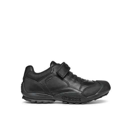 Półbuty Geox Jr Savage J0424B 043ME C9999 D Czarny ze sklepu eobuwie.pl w kategorii Buty sportowe dziecięce - zdjęcie 182056708