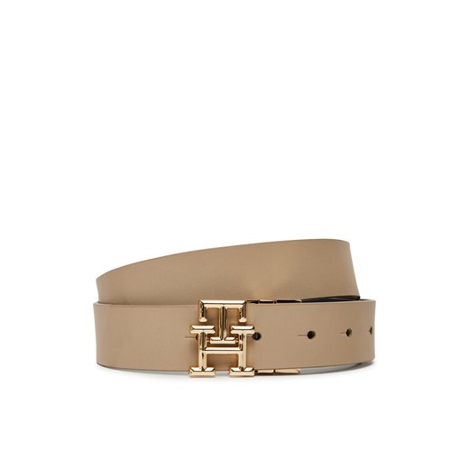 Pasek Damski Tommy Hilfiger Th Logo Rev 3.0 AW0AW17247 Granatowy ze sklepu eobuwie.pl w kategorii Paski damskie - zdjęcie 182056825