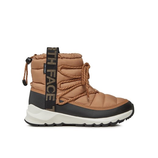 Śniegowce The North Face W Thermoball Lace Up WpNF0A5LWDKOM1 Brązowy ze sklepu eobuwie.pl w kategorii Śniegowce damskie - zdjęcie 182056839