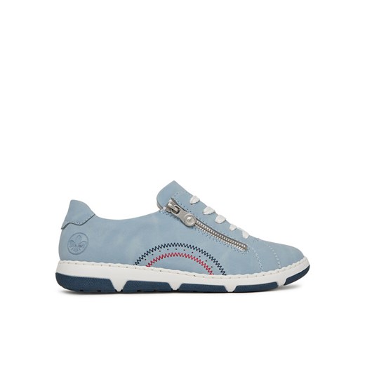 Sneakersy Rieker 42424-10 Niebieski ze sklepu eobuwie.pl w kategorii Buty sportowe damskie - zdjęcie 182056936