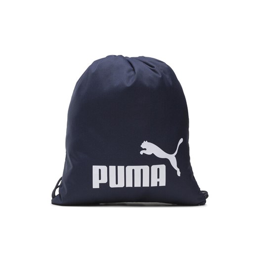 Worek Puma Phase Gym 074943 43 Granatowy ze sklepu eobuwie.pl w kategorii Plecaki - zdjęcie 182056996