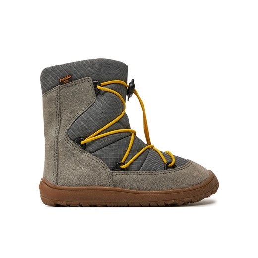 Kozaki Froddo Barefoot Tex Track Wool G3160239-4 M Szary ze sklepu eobuwie.pl w kategorii Buty zimowe dziecięce - zdjęcie 182057006