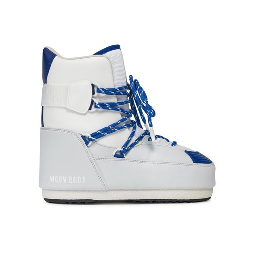 Śniegowce Moon Boot Sneaker Mid 14028200003 Szary ze sklepu eobuwie.pl w kategorii Śniegowce damskie - zdjęcie 182057259