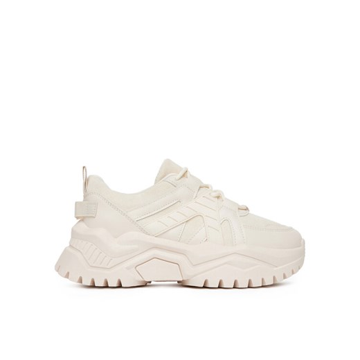 Sneakersy DeeZee 9223 Beżowy ze sklepu eobuwie.pl w kategorii Buty sportowe damskie - zdjęcie 182057298