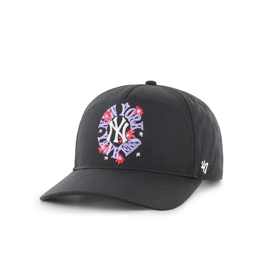 Czapka z daszkiem 47 Brand New York Yankees MLB Flora Hitch B-FLRAH17HTP Czarny ze sklepu eobuwie.pl w kategorii Czapki z daszkiem damskie - zdjęcie 182057327