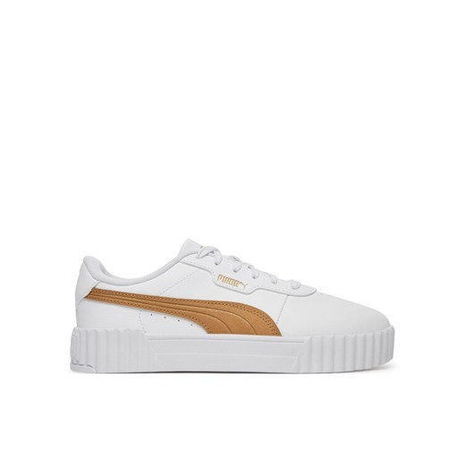 Sneakersy Puma Carina 3.0 Aqua Metallics 400722 02 Biały ze sklepu eobuwie.pl w kategorii Buty sportowe damskie - zdjęcie 182057367