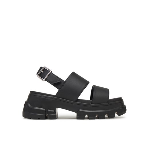 Sandały Tommy Jeans Tjw Chunky City Sandal EN0EN02750 Czarny ze sklepu eobuwie.pl w kategorii Sandały damskie - zdjęcie 182057399