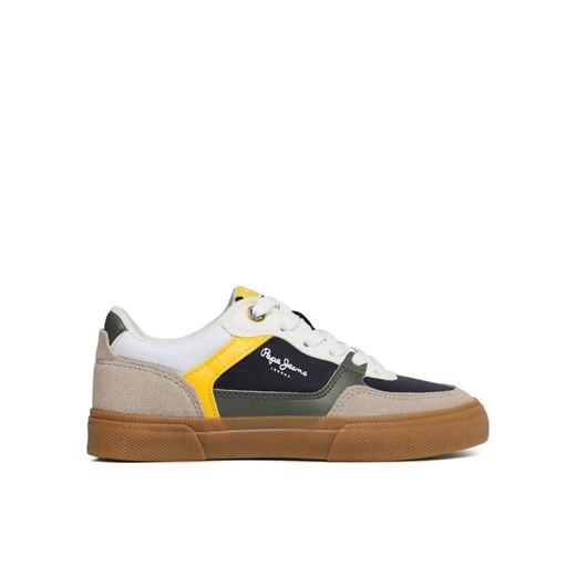 Sneakersy Pepe Jeans Kenton Master Combi B PBS30548 Granatowy ze sklepu eobuwie.pl w kategorii Buty sportowe dziecięce - zdjęcie 182057415