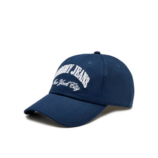 Czapka z daszkiem Tommy Jeans Hot Summer AW0AW15959 Niebieski ze sklepu eobuwie.pl w kategorii Czapki z daszkiem damskie - zdjęcie 182057469