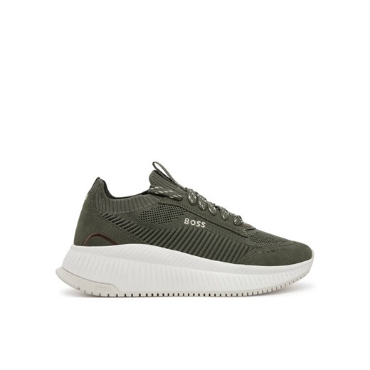 Sneakersy BOSS Ttnm Evo 50536413 Zielony ze sklepu eobuwie.pl w kategorii Buty sportowe damskie - zdjęcie 182057517