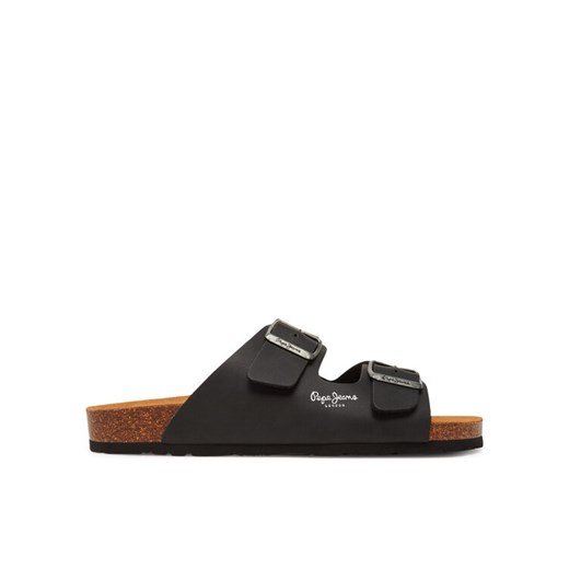 Klapki Pepe Jeans PMS90108 Czarny ze sklepu eobuwie.pl w kategorii Klapki męskie - zdjęcie 182057645