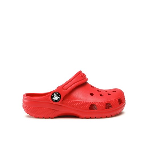 Klapki Crocs Crocs Classic Kids Clog 206991 Czerwony ze sklepu eobuwie.pl w kategorii Klapki dziecięce - zdjęcie 182057798